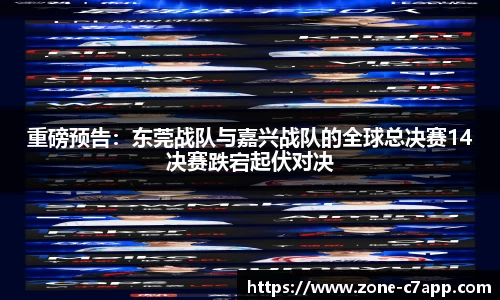 重磅预告：东莞战队与嘉兴战队的全球总决赛14决赛跌宕起伏对决